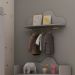 Prateleira Infantil Nuvem 100% MDF Fendi 80 cm