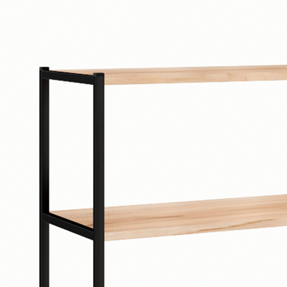 Prateleira Shelf Calvi e Preta 66 cm