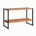 Prateleira Shelf Nogal Sevilha e Preta 40 cm
