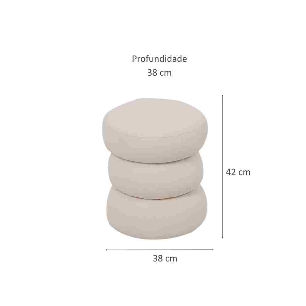 Puff Alma Bouclé Off White
