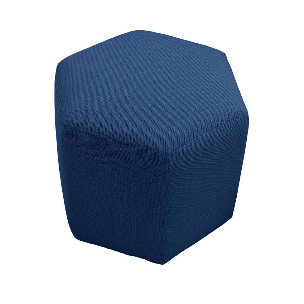 Puff Anna Linho Azul
