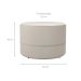 Puff Clarice Linho Areia 62 cm