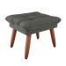Puff Nantes Suede Cinza