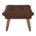 Puff Nantes Suede Marrom