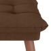 Puff Nantes Suede Marrom