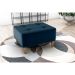 Puff Piva Suede Azul