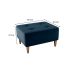 Puff Piva Suede Azul