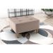 Puff Piva Suede Bege