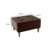 Puff Piva Suede Marrom