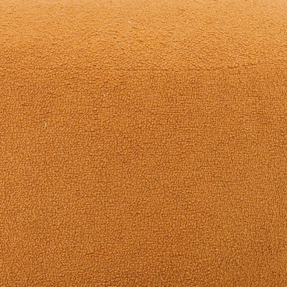 Puff Respiro Poliéster Amarelo Ocre