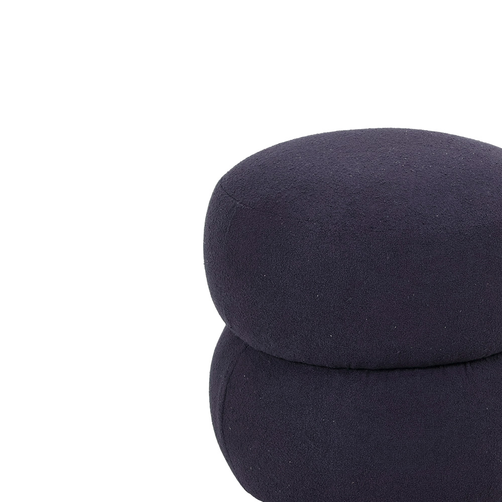 Puff Respiro Poliéster Azul