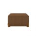 Puff Retangular Beirute Couro Conhaque 80 cm