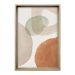 Quadro Abstrato Formatos com Vidro Colorido 50x70 cm