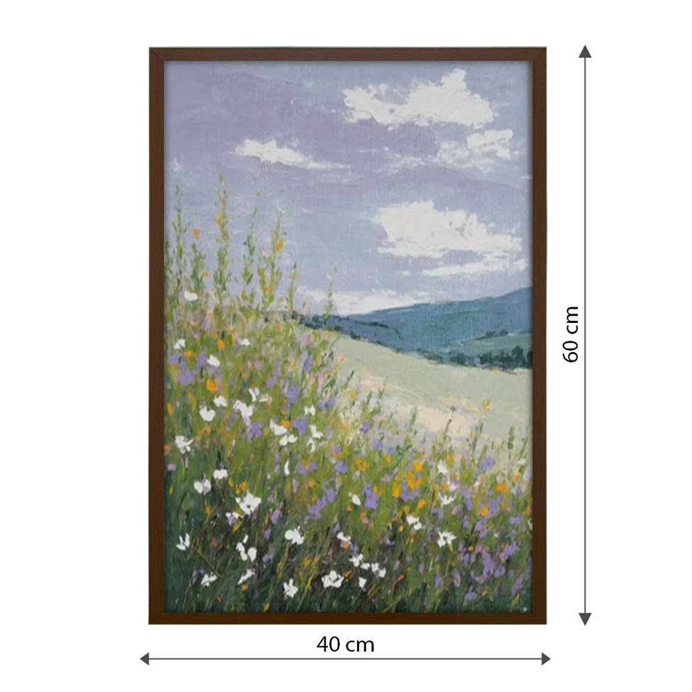 Quadro Clássico Entardecer I sem Vidro Colorido 40x60 cm