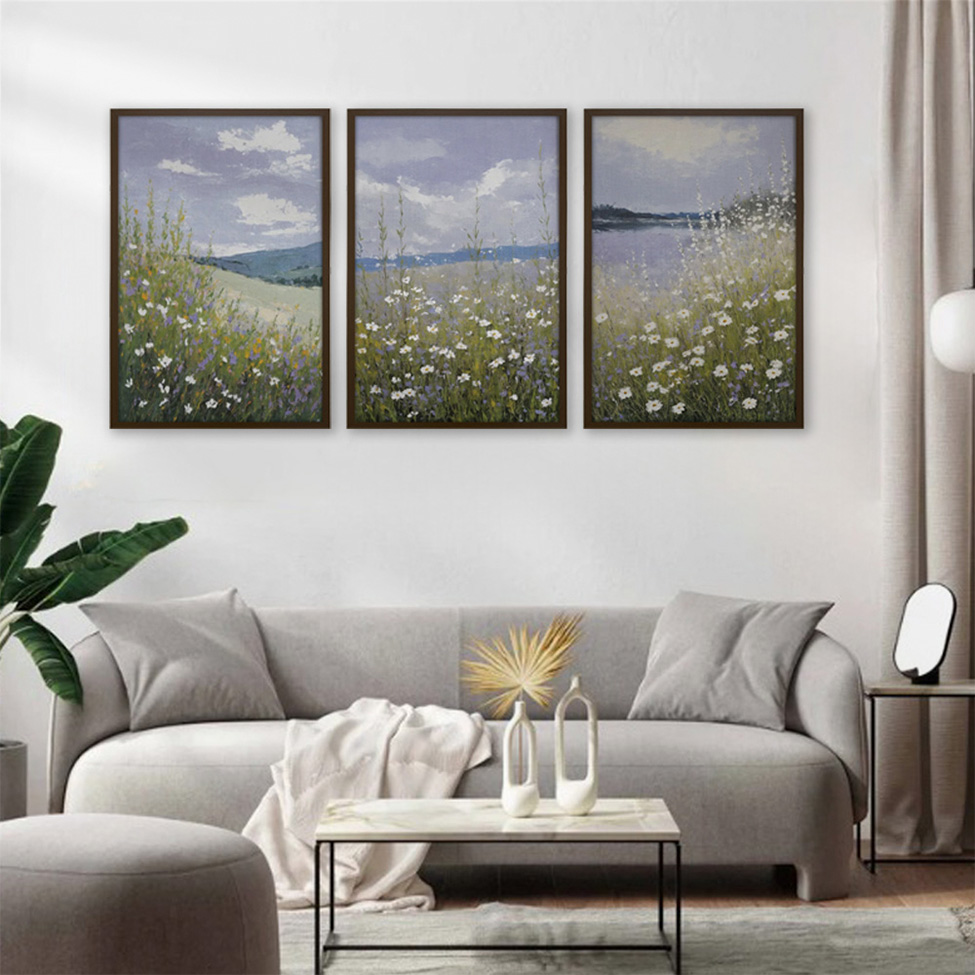 Quadro Clássico Entardecer I sem Vidro Colorido 40x60 cm