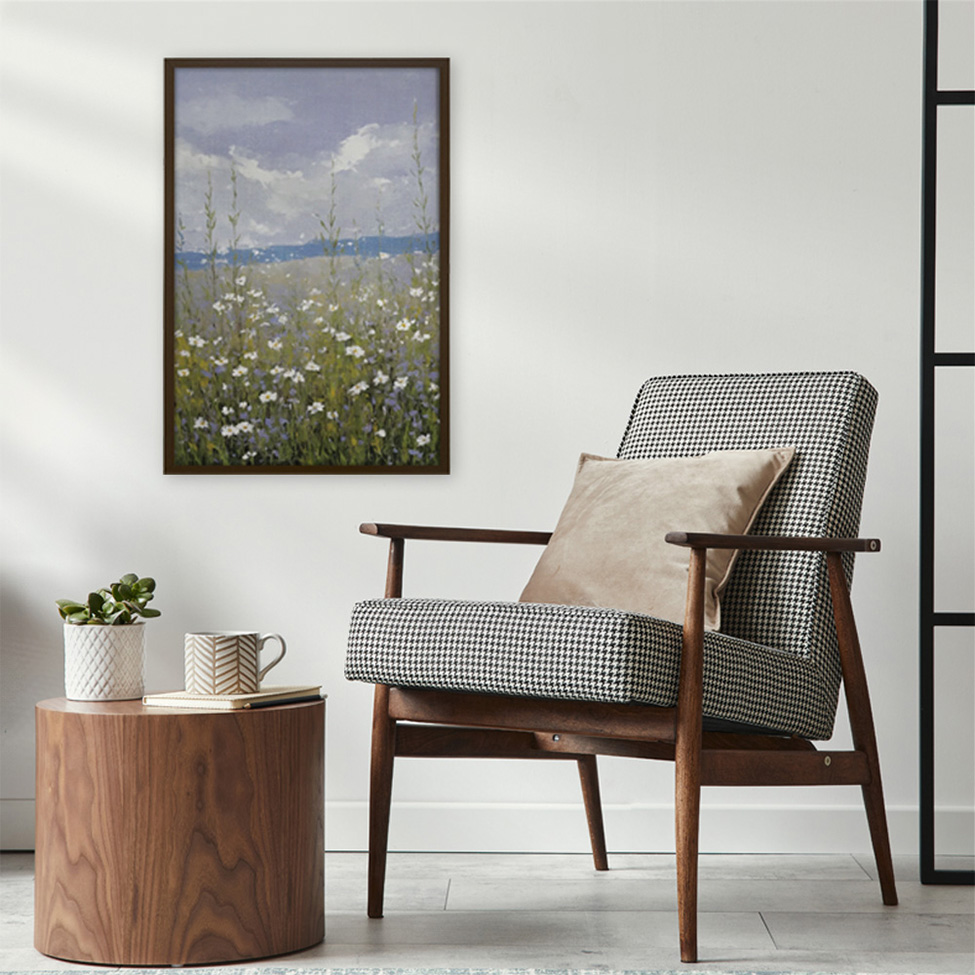 Quadro Clássico Entardecer II sem Vidro Colorido 40x60 cm