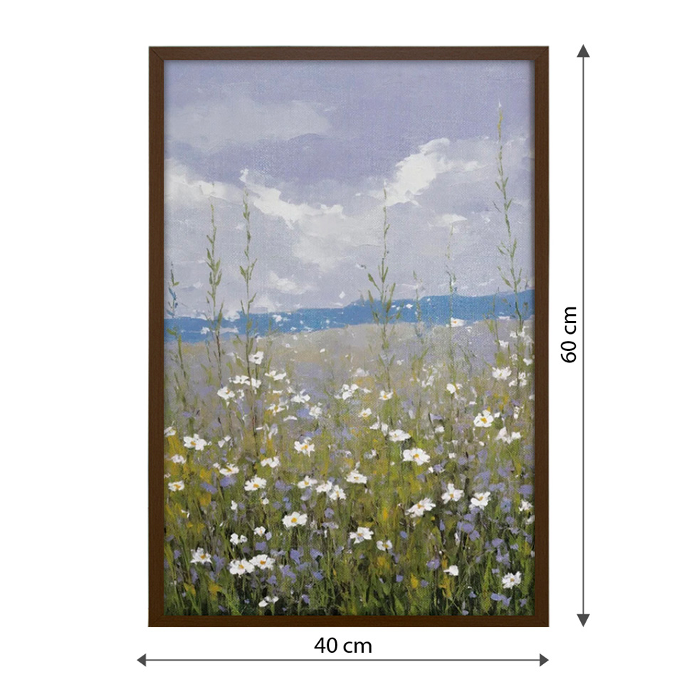 Quadro Clássico Entardecer II sem Vidro Colorido 40x60 cm