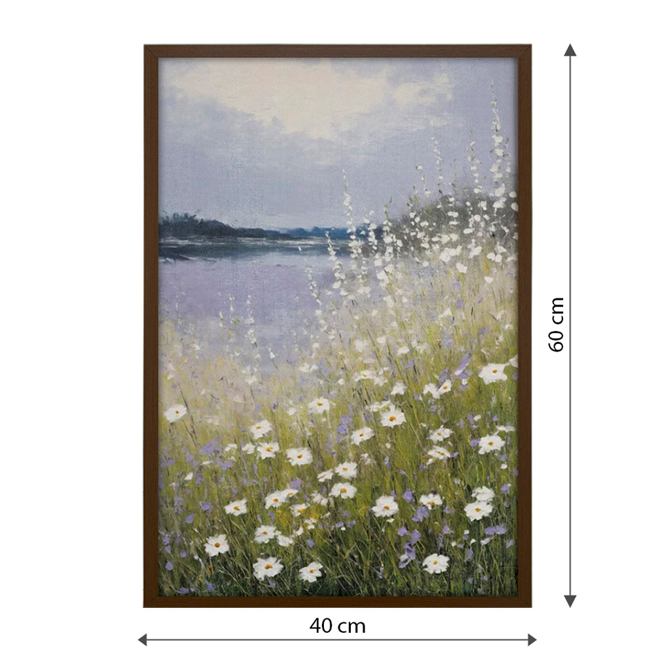 Quadro Clássico Entardecer III sem Vidro Colorido 40x60 cm