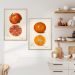 Quadro Cozinha Laranja com Vidro Colorido 40x60 cm