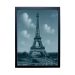 Quadro Decorativo com Vidro Paris Azul