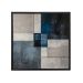 Quadro Decorativo sem Vidro Rustic Angle I Azul e Cinza
