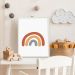 Quadro Infantil Rainbown sem Vidro Colorido 20x30 cm