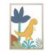 Quadro Infantil Selva Dino II sem Vidro Colorido 20x30 cm