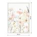 Quadro Infantil Selva Flowers sem Vidro Colorido 20x30 cm