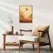 Quadro Natural Boho Sol I com Vidro Colorido 30x40 cm