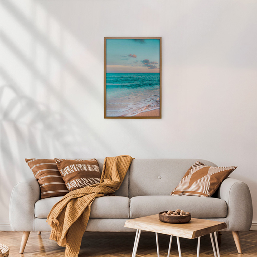 Quadro Natural Entardecer I sem Vidro Colorido 40x60 cm