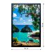 Quadro Natural Litoral II sem Vidro Colorido 50x70 cm