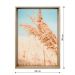 Quadro Natural Pluma I com Vidro Colorido 60x90 cm