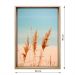 Quadro Natural Pluma II com Vidro Colorido 60x90 cm