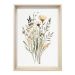 Quadro Romântico Flores do Campo III com Vidro Colorido 40x60 cm