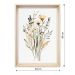 Quadro Romântico Flores do Campo III com Vidro Colorido 40x60 cm
