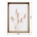 Quadro Romântico Grama de Pampas I com Vidro Colorido 50x70 cm