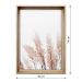 Quadro Romântico Grama de Pampas II com Vidro Colorido 50x70 cm