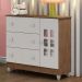 Quarto Infantil Maria 4 PT 5 GV Branco e Amadeirado