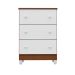 Quarto Infantil Maria I 2 PT 5 GV Branco e Amadeirado