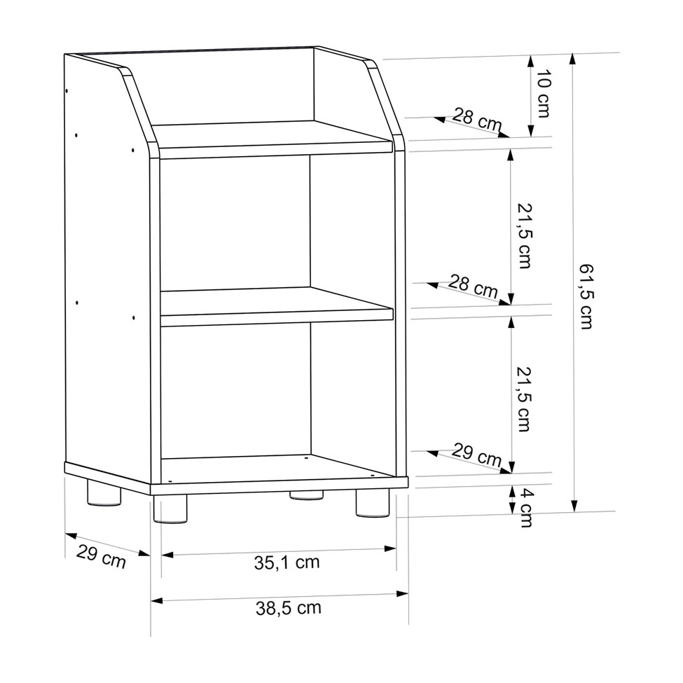 Quarto Infantil Montessoriano Soneca 2GV Branco