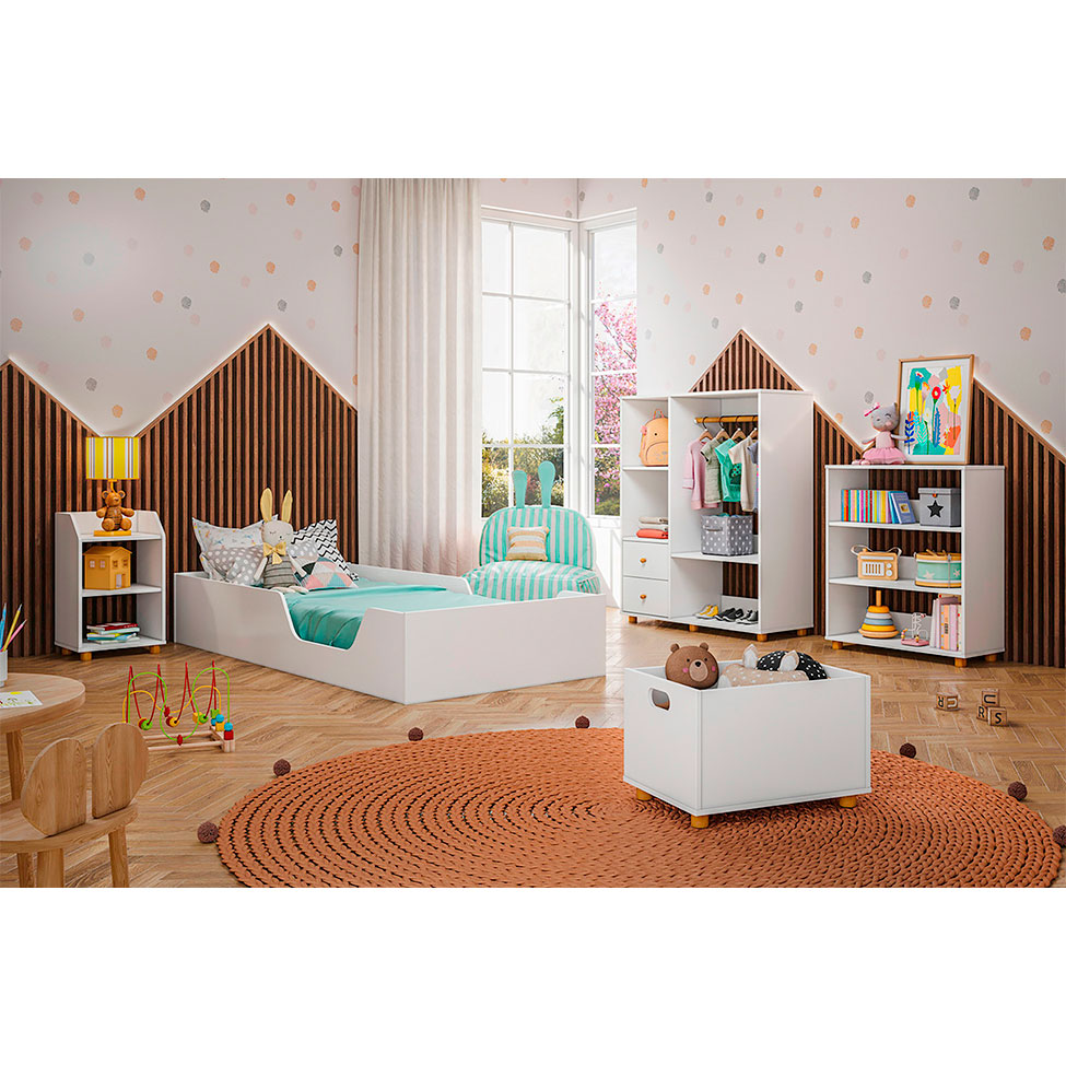 Quarto Infantil Montessoriano Soneca 2GV Branco