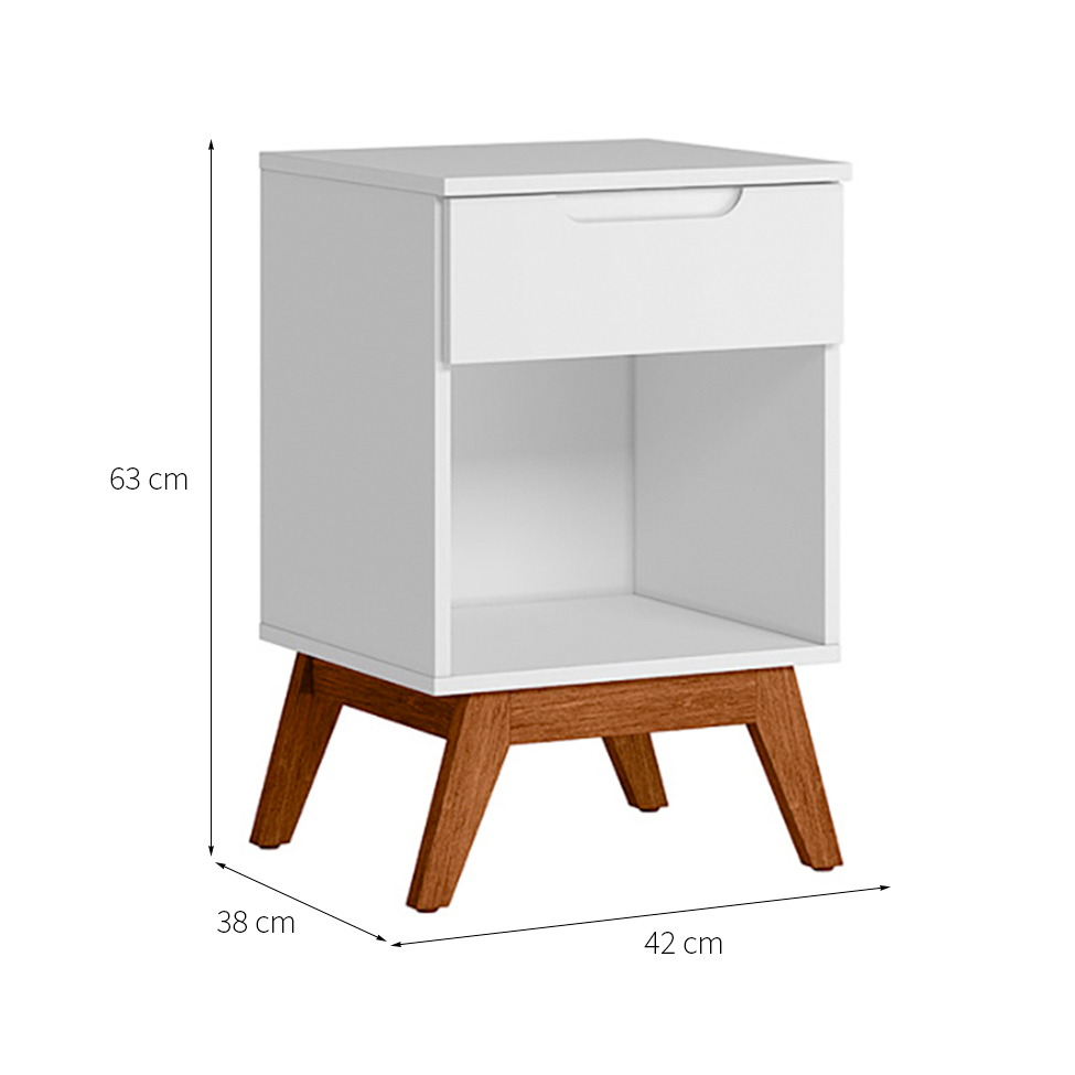 Quarto Infantil Retrô Alpi 3 PT 7 GV Branco