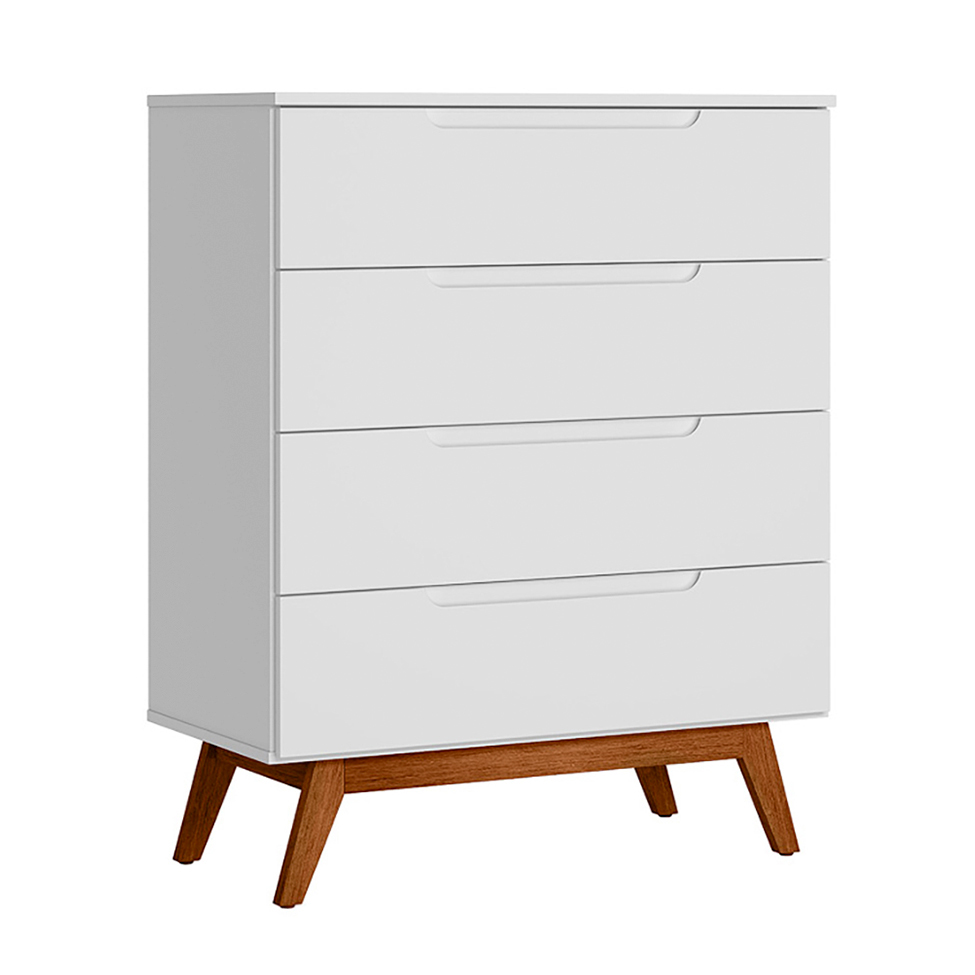 Quarto Infantil Retrô Alpi 3 PT 7 GV Branco