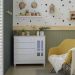 Quarto de Bebê Ariel II Berço Guarda-Roupa Cômoda Branco Infantil