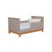 Quarto de Bebê Biscoito com Berço Minicama, Guarda-Roupa 4 PT 4 GV e Cômoda 6 GV Fendi e Nature