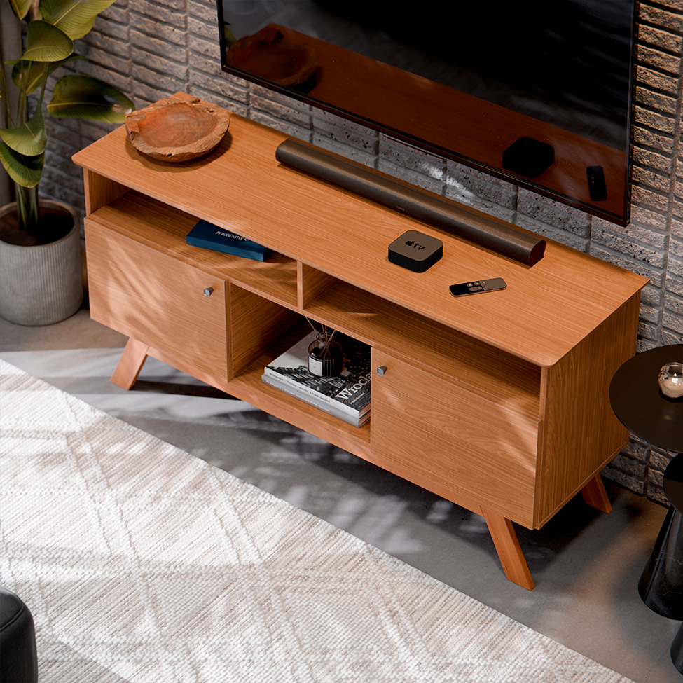 Rack Amsterdã II Nature 140 cm