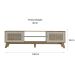 Rack Charlotte 2 PT Carvalho e Off White 180 cm