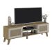 Rack Charlotte 2 PT Carvalho e Off White 180 cm