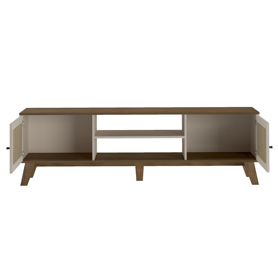 Rack Charlotte 2 PT Pinho e Off White 180 cm