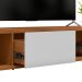 Rack Eros 2 PT 1 GV Cedro e Branco 180 cm
